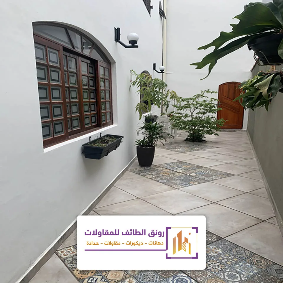 اشكال البلاط الخارجي الحويه