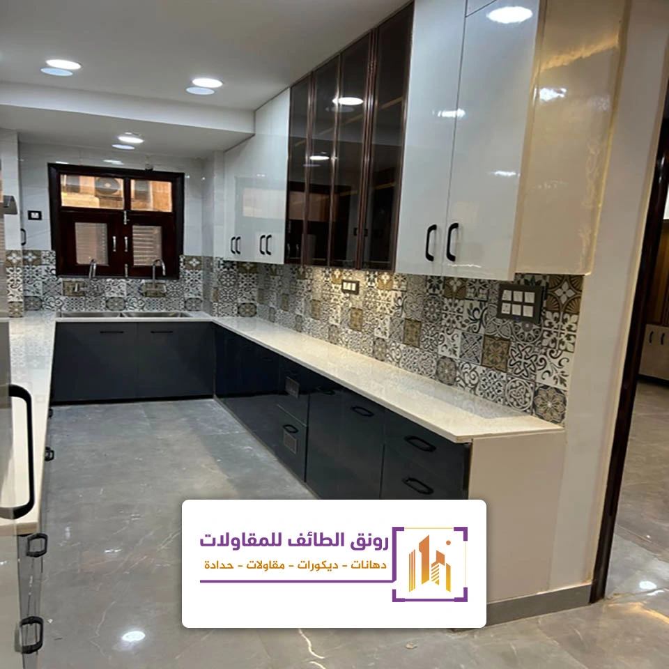 تركيب بديل الرخام في المطبخ