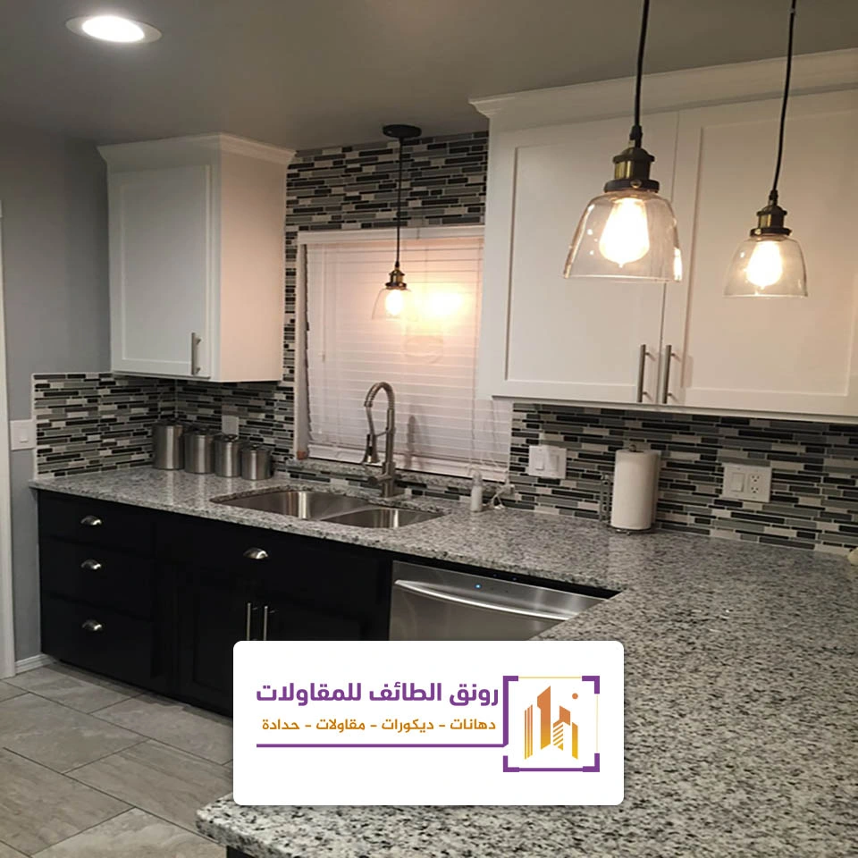 ديكور بديل الرخام للمطابخ