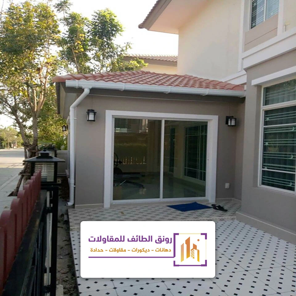 بناء ملحق في الحوش