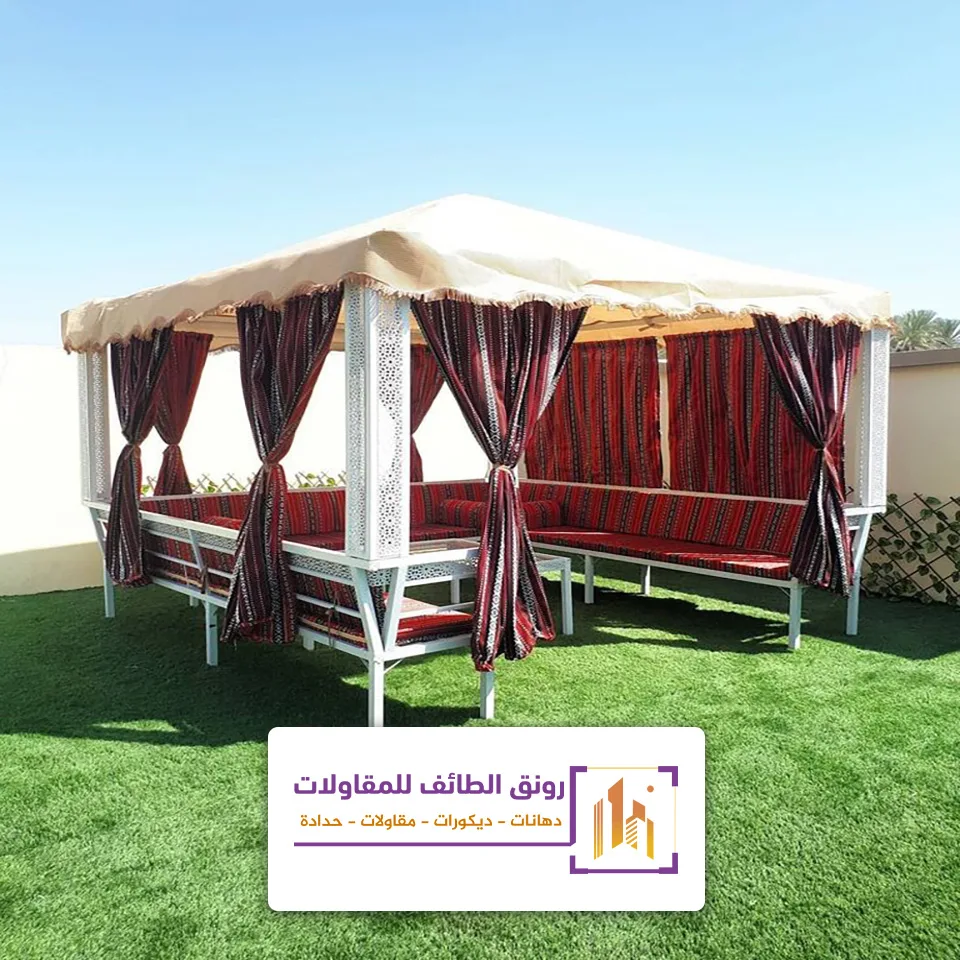 تفصيل جلسات بيوت شعر بالطائف