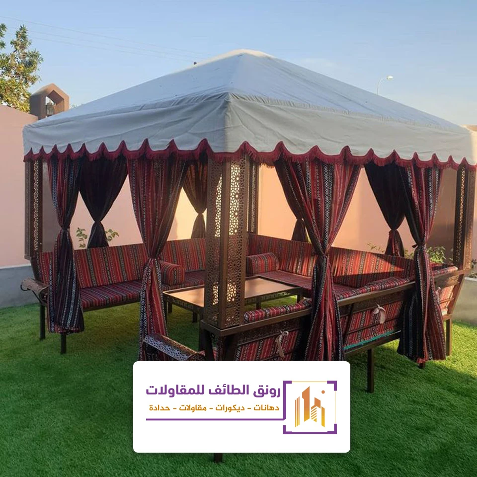 تفصيل جلسات بيوت شعر بالطائف