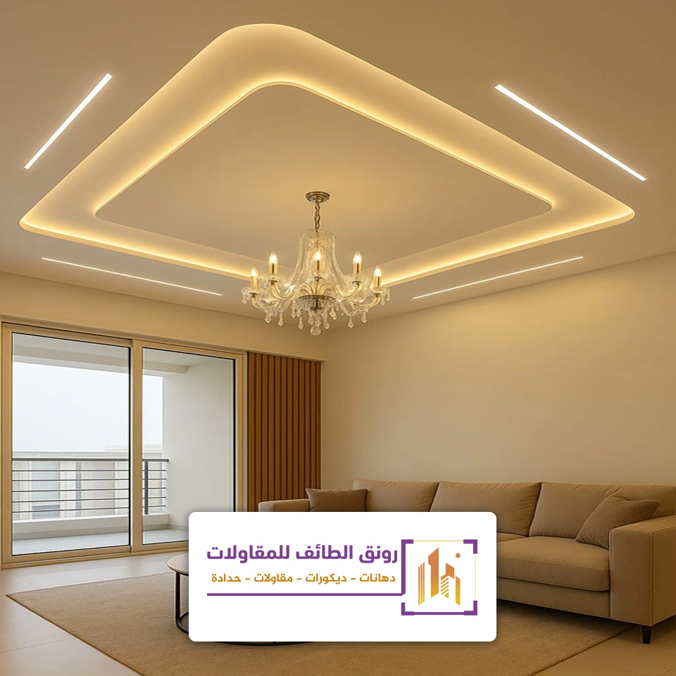 إضاءة سقف جبس بالطائف