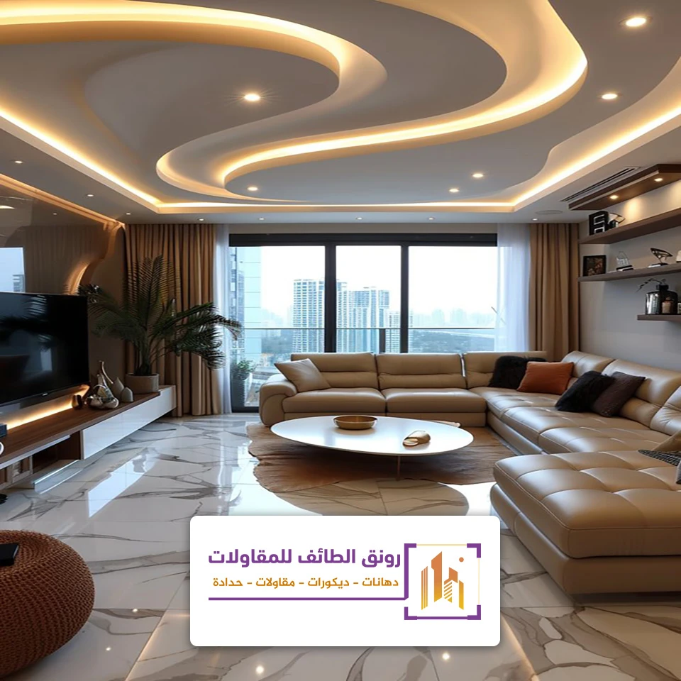 إضاءة سقف مودرن الطائف