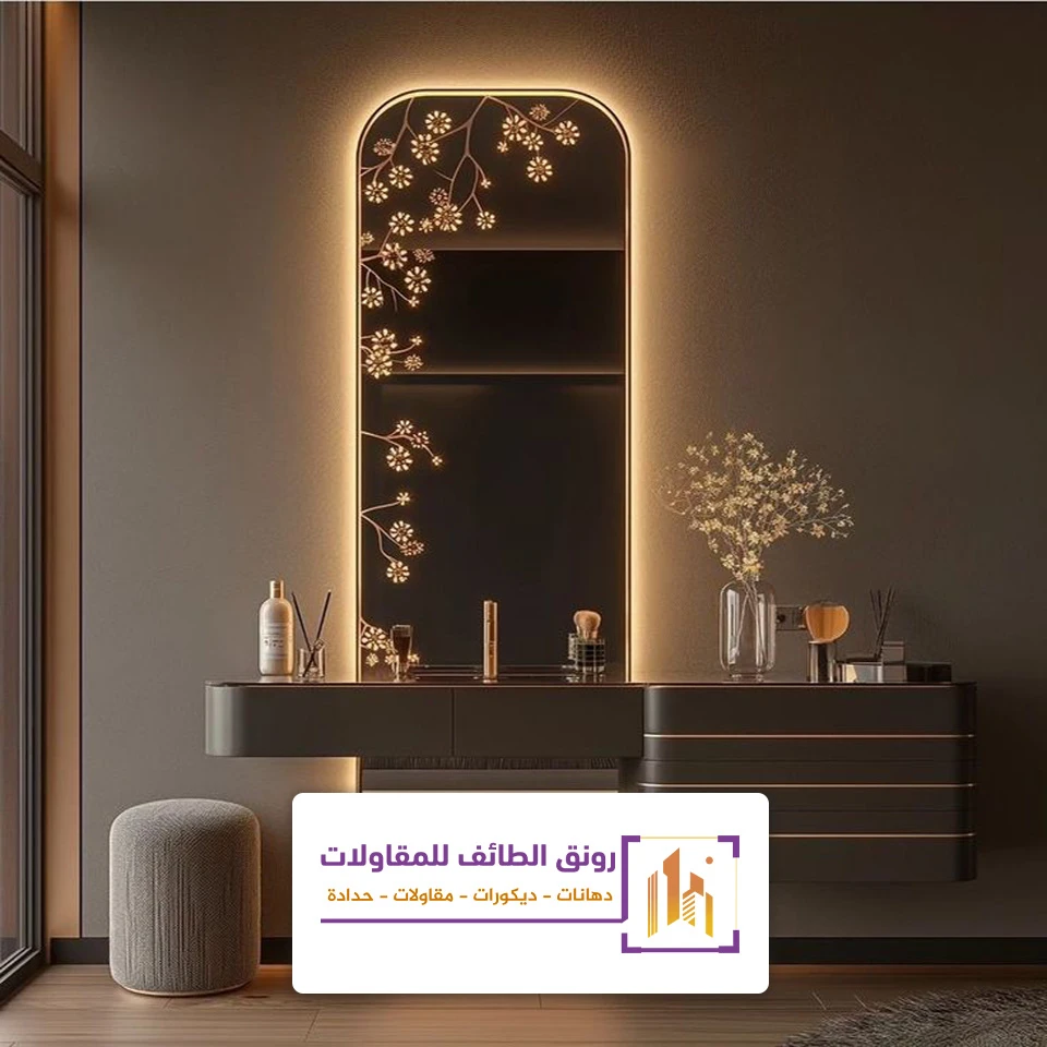 ديكور مرايا طويلة بالطائف