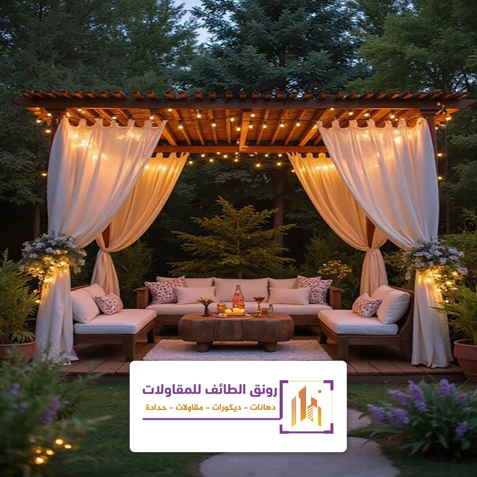 جلسات خارجية خشب