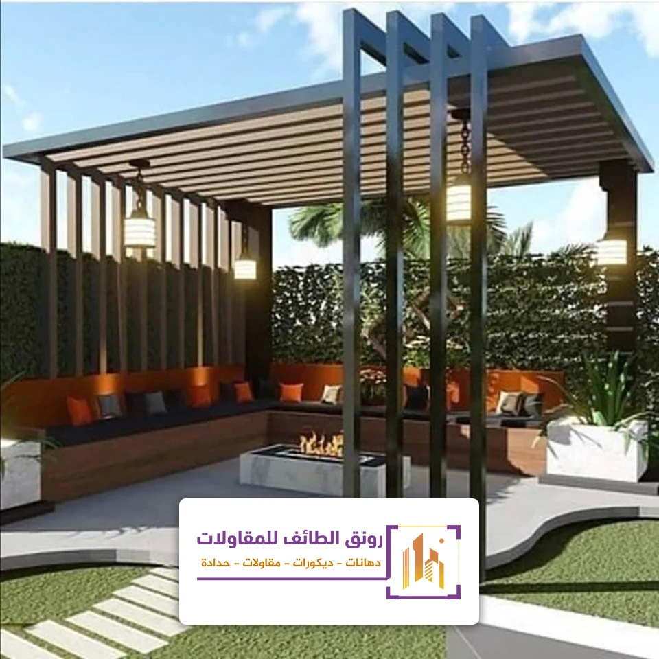 تصميم جلسات خارجية الطائف