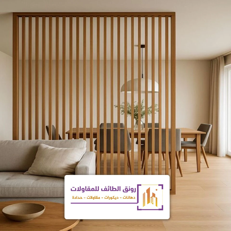 قواطع بارتشن خشبية الطائف
