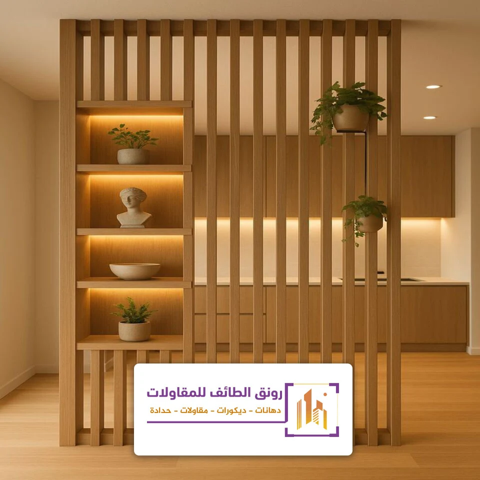 حواجز خشبية للصالات الطائف