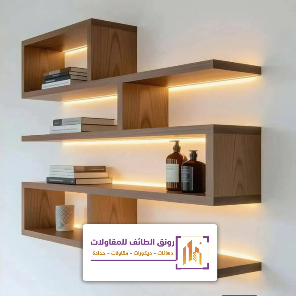 ارفف خشب مودرن الطائف