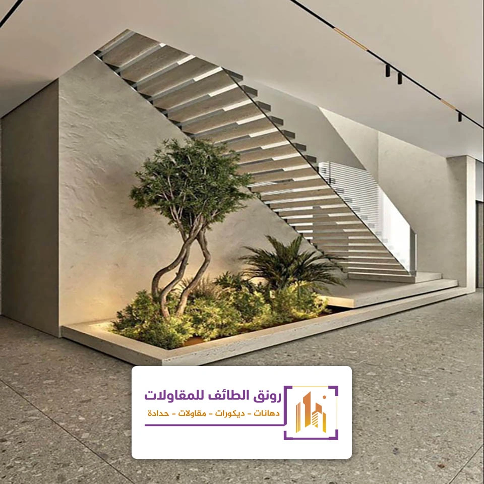 ديكور خشب تحت الدرج الطائف