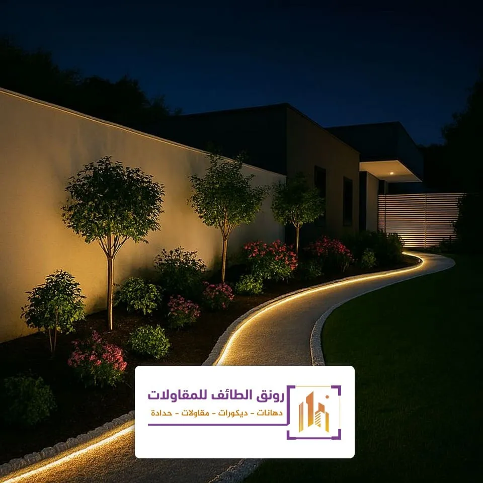 تنسيق حدائق عشب صناعي الطائف