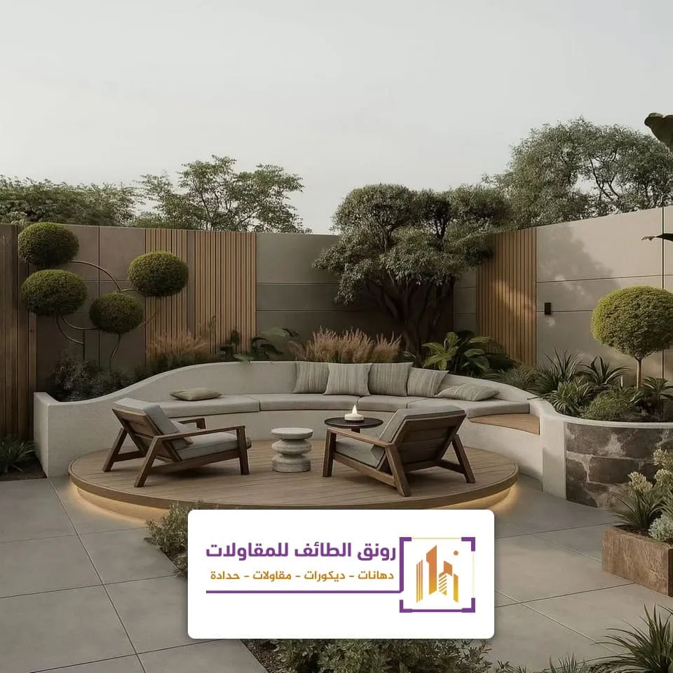 افضل تنسيق حديقة الحوش الطائف