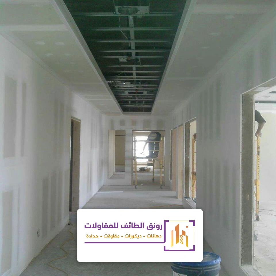 جدار اسمنت بورد في الطائف