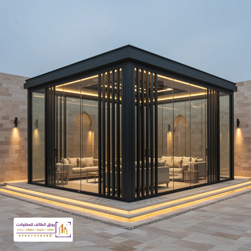 مجالس زجاجية خارجية