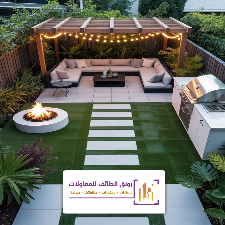 تصميم مظلات حدائق الطائف