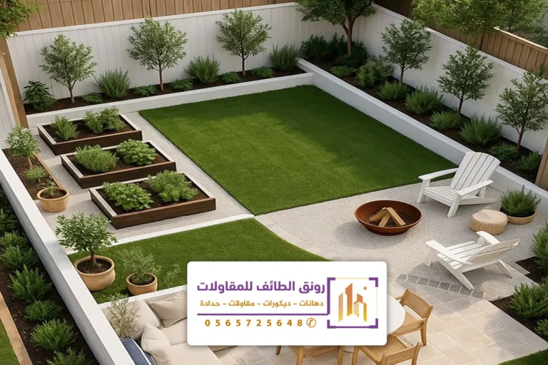 تنسيق حدائق الطائف