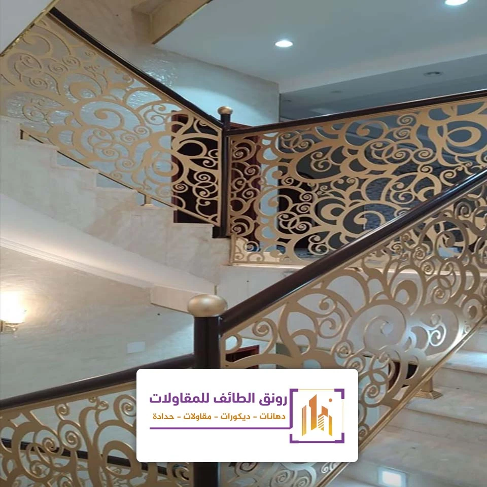 تفصيل درابزين حديد قص ليزر الطائف