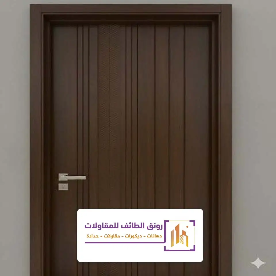 تفصيل ابواب خشب مودرن الطائف