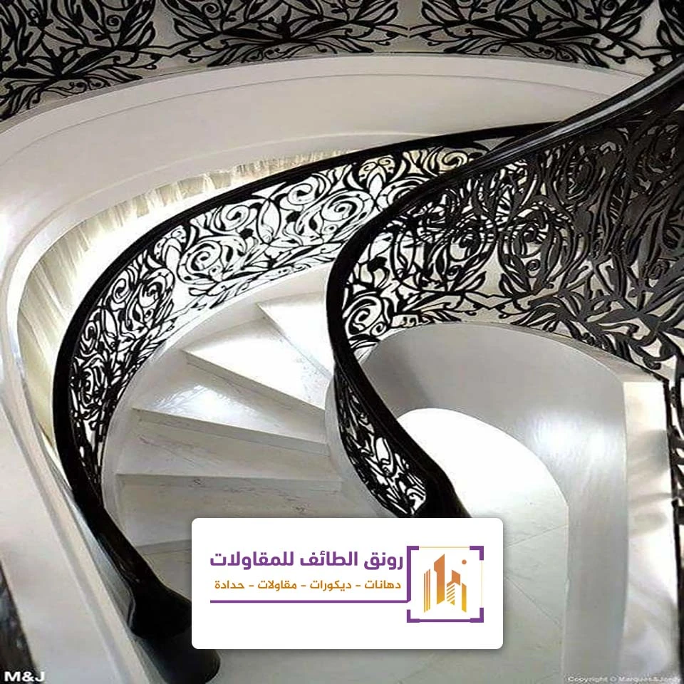تفصيل درابزين حديد قص ليزر الطائف