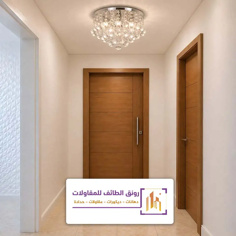 تفصيل ابواب خشب مودرن الطائف