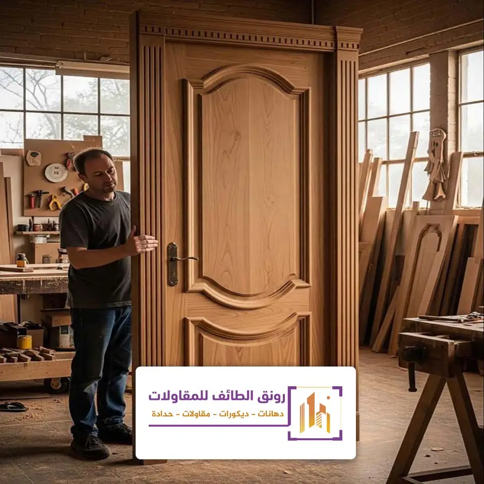 نجار ابواب خشب ممتاز بالطائف
